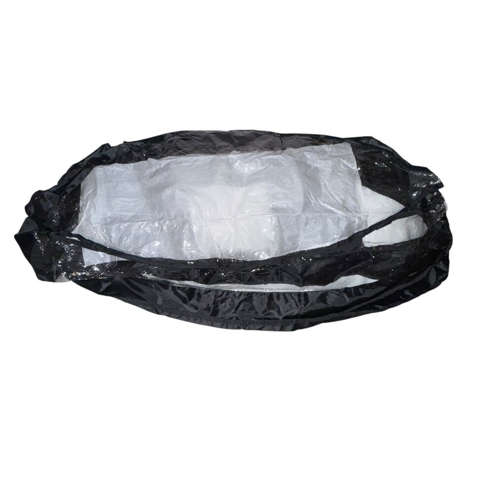 New Open Pet Gear PG8700NZEC No Zip Double Pet Stroller Weather Cover Black